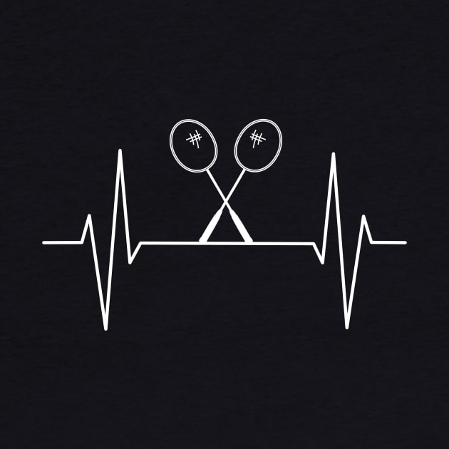 Badminton Racket Heartbeat by Shiva121